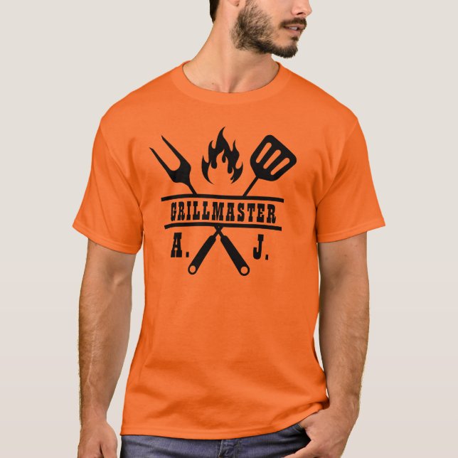 T-shirt Red Grillmaster Utensil  (Devant)