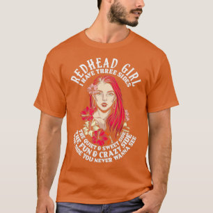 T-shirt Red Hair Woman Idée cadeau par sandmore