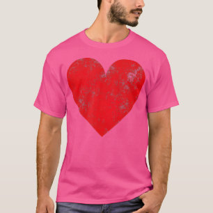 T-shirt Red Heart Femmes Hommes Enfants Aimez les valentin