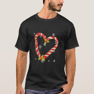 T-shirt Red heart Love Père Noël Sucre de canne Correspond