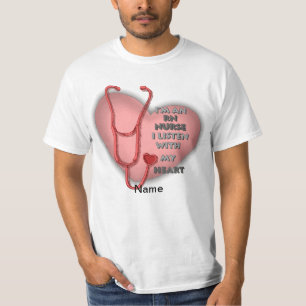 T-shirt Red heart RN Nurse