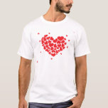T-shirt Red hearts<br><div class="desc">Lovely red heart design.</div>