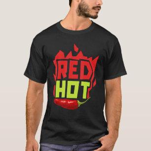 T-shirt Red Hot Chili Flavor Spicy Food Chipotle Squale 1