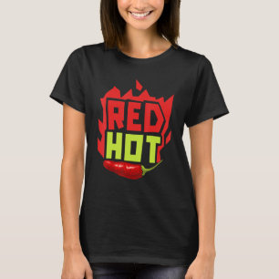 T-shirt Red Hot Chili Flavor Spicy Food Chipotle Squale 1