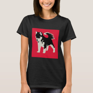 T-shirt Red Husky