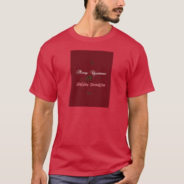 T-shirt Red Joyeux Noël Sunshine Wives.png (Devant)
