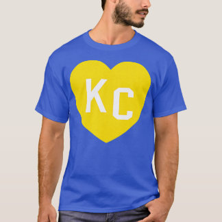 T-shirt Red Kansas City Heart Kc Heart Love KC Initiales R