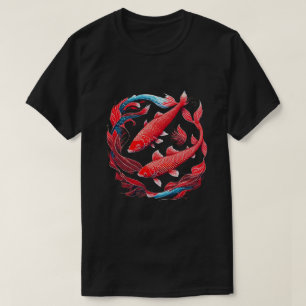 T-shirt Red Koi Fish