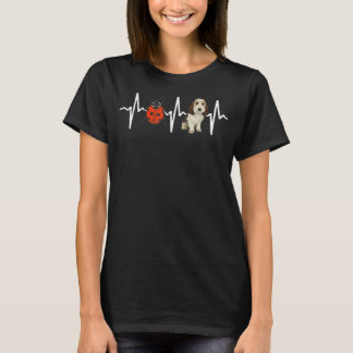 T-shirt Red Ladybug Petit Basset Griffon Vendeen Heartbeat