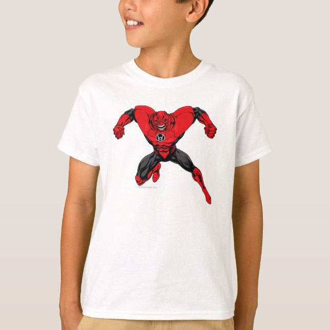 T-shirt Red Lantern Corps - Rage Jump 1 (Devant)