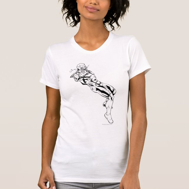 T-shirt Red Lantern Corps - Rage Leaning 3 (Devant)