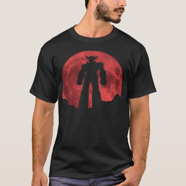 T-shirt Red Moon - Grendizer Ufo Robot (Devant)