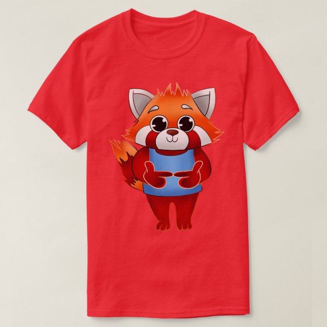 T-shirt Red Panda (Design devant)