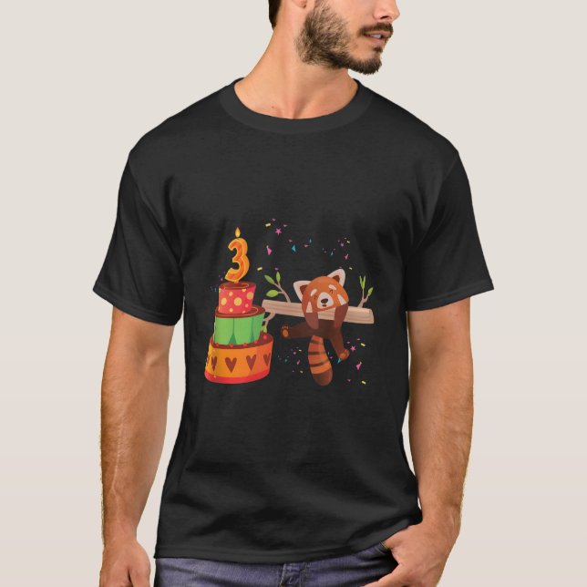 T-shirt Red Panda 3e Red Pandas Animal (Devant)