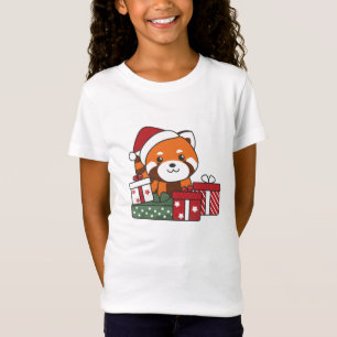 T-Shirt Red Panda cadeau de Noël hiver Red Pandas