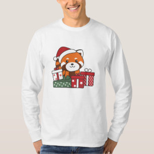 T-shirt Red Panda cadeau de Noël hiver Red Pandas
