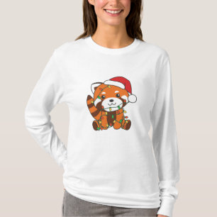 T-shirt Red Panda Christmas Winter Animals Red Pandas