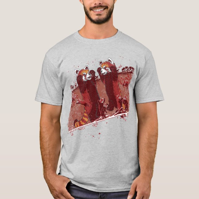 T-shirt Red Panda Fury (Devant)