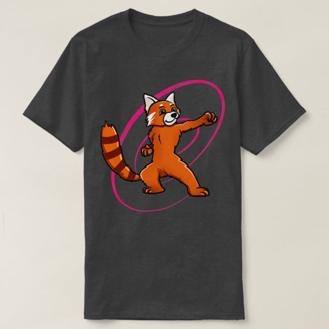 T-shirt Red Panda Kung Fu (Design devant)