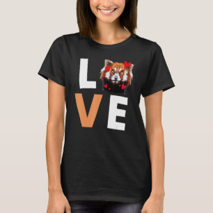 T-shirt Red Panda Love Red Pandas Animal Graphisme