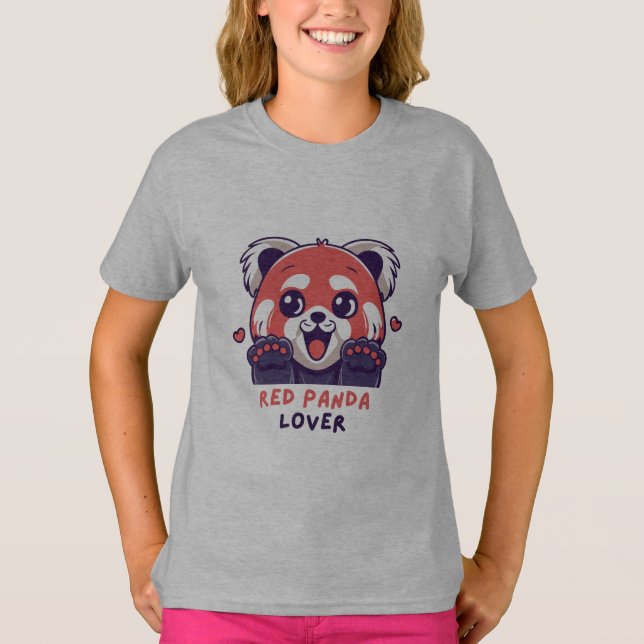 T-shirt Red Panda Lover (Devant)