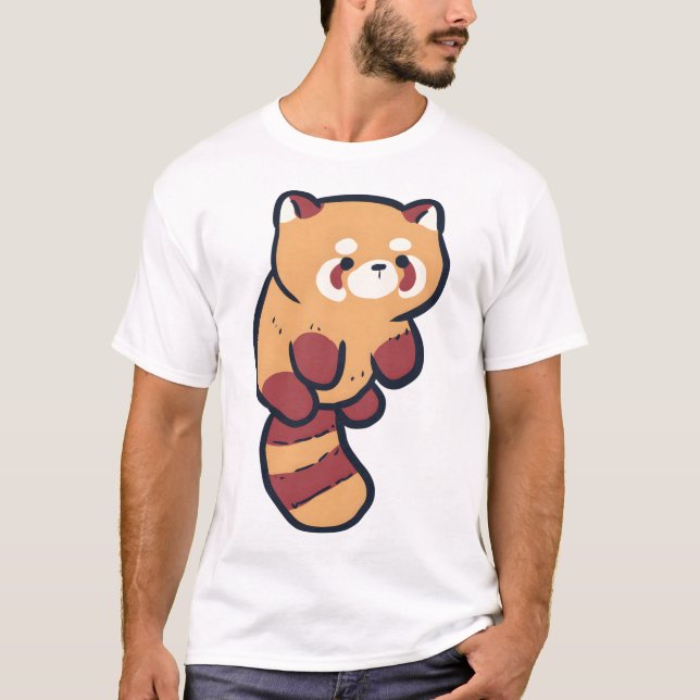 T-shirt Red panda Magic (Devant)