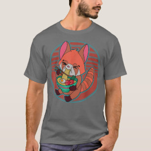 T-shirt Red Panda Ramen Noodle Japan Cuisine japanese Asia