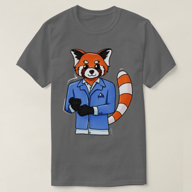 T-shirt Red Panda Tuxedo (Design devant)