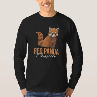 T-shirt Red Panda Whisperer For A Red Panda Zoo Keeper