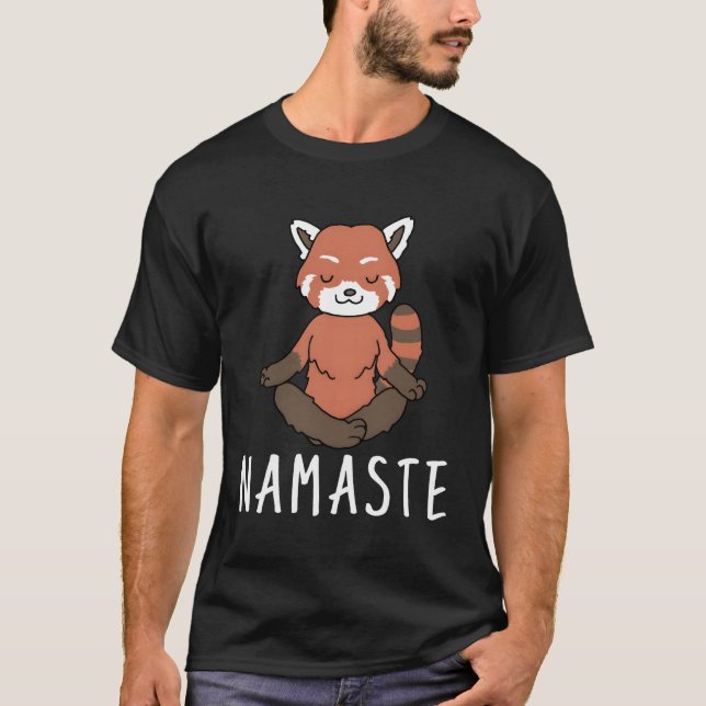 T-shirt Red Panda Yoga (Devant)