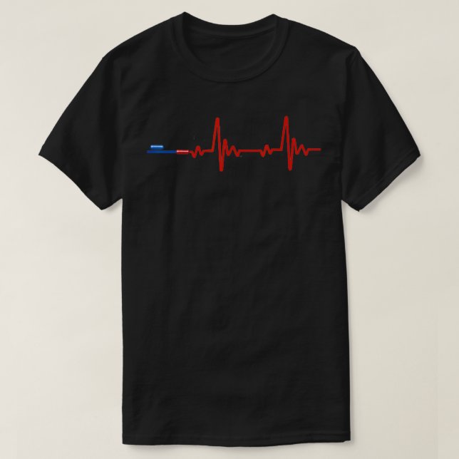 T-shirt Red Pill Heartbeat Élection Républicaine Conservat (Design devant)