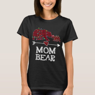 T-shirt Red Plaid Maman Oear Buffalo Famille Mama Pajama C