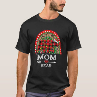 T-shirt Red Plaid Maman Oear Noël Rainbow Pajami Matchi