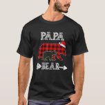 T-shirt Red Plaid Papa Oear Kid Christmas Light Santa Hat<br><div class="desc">Red Plaid Papa Oear Kid Christmas Light Santa Hat</div>