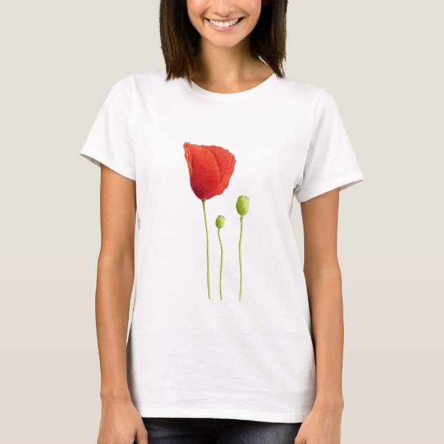 T-shirt Red Poppy (Devant)