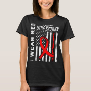 T-shirt Red Ribbon Little Brother Sensibilisation aux mala