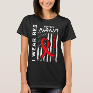 T-shirt Red Ribbon Nana Sensibilisation aux maladies cardi