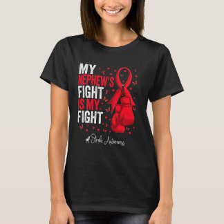 T-shirt Red Ribbon Nephew Sensibilisation aux accidents va