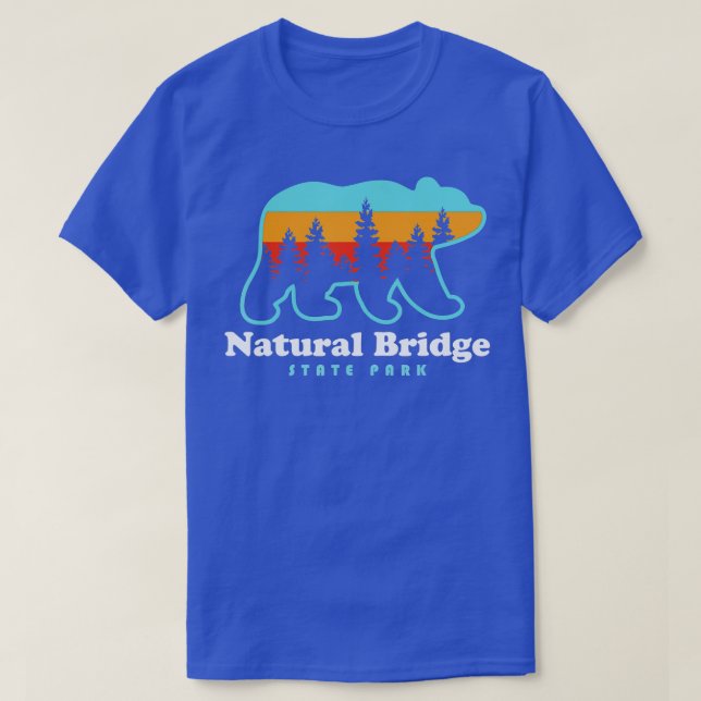 T-shirt Red River Gorge Kentucky Natural Bridge State Park (Design devant)