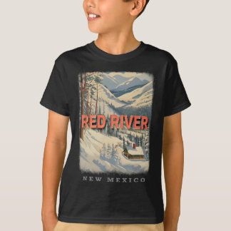 T-shirt Red River New Mexico Nm Skiing Extravaganza Sd778
