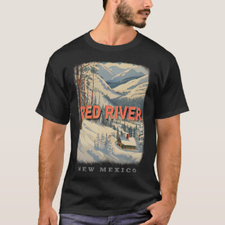 T-shirt Red River New Mexico Nm Skiing Extravaganza Sd778