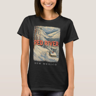T-shirt Red River New Mexico Nm Skiing Extravaganza Sd778
