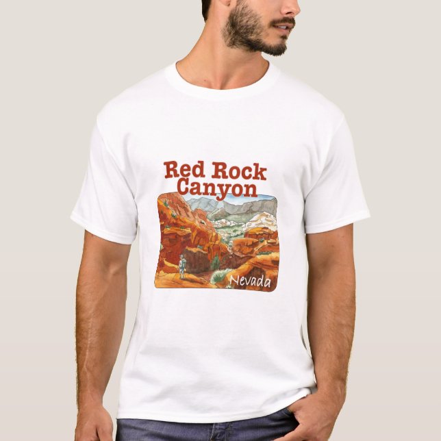 T-shirt Red Rock Canyon, Nevada (Devant)
