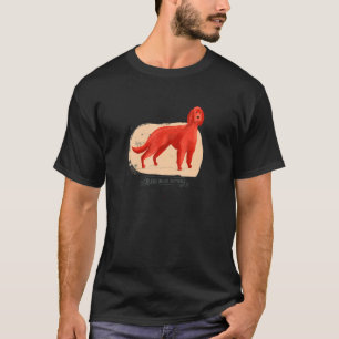 T-shirt Red Setter Irish Setter Chig Illustré