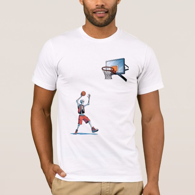 T-shirt Red Shorts Skeleton Dunk (Devant)