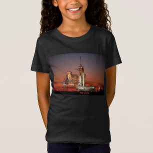 T-Shirt Red Sky for Space Shuttle Atlantis Launch
