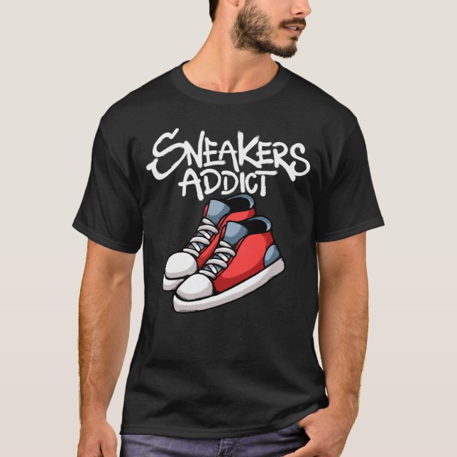 T-shirt Red Sneakers streetwear (Devant)