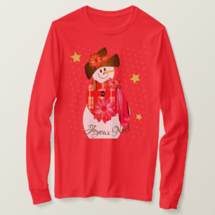 T-shirt Red Snowman migre