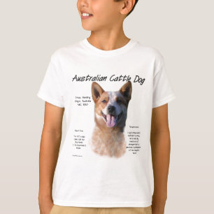 T-shirt Red Speckle Australian Cattle Chig History