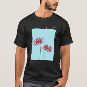 T-shirt Red Spider Lily Lycoris Recoil Anime Fanart